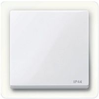 Лицевая панель Schneider Electric Merten System M для 1-кл. выключателя IP44 активно-белый картинка